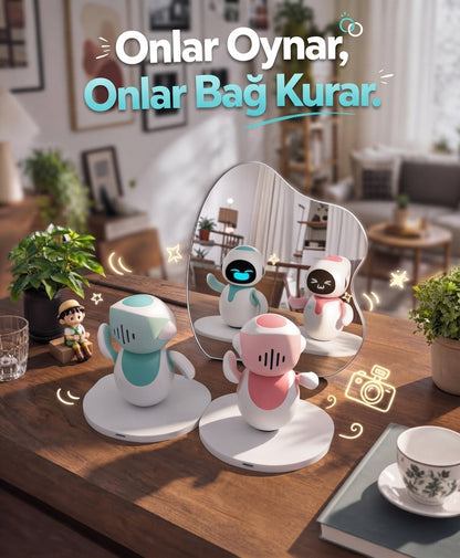 Duygusal Tepkiler Veren İnteraktif Mini Robot